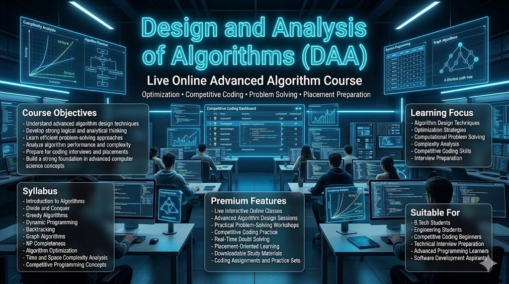 Design and Analysis of Algorithms (DAA)